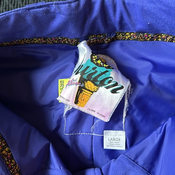 Burton Purple snow pants - Picture 6 of 7